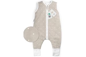 ‎EHRENKIND Ehrenkind® Baby Sleeping Bag with Feet, 2.5 Tog, Organic Cotton, All-Year Sleeping Bag, Oeko-Tex Seal, Children’s Winter and Summer Sleeping Bag
