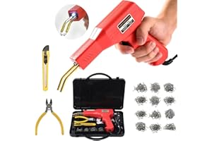 MYTOVOSN 150W Kunststoff Schweißen Maschine Auto Stoßstange Reparatur Set Auto-Stoßdämpferreparaturmaschin, 800Stk Heiß Hefter Schweißen Reparieren Maschine Reparatur kit für Auto Stoßstange/teile