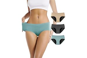 TIICHOO Braguitas Menstruales Mujer Flujo Abundante Cómodo Ropa Interior para Regla Periodo Mentruación