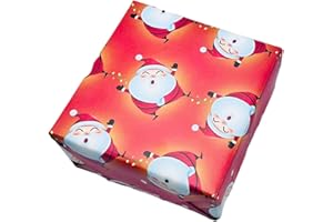 ARKAMII arkammi Papel de regalo de 3 hojas, tamaño grande, 86 x 64 cm, diseño navideño