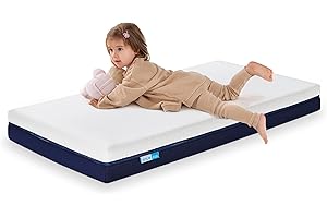 ECUS KIDS Ecus Care, Colchón Cuna Care 120x060, Antiplagiocefalia, Topper Extraíble, Hipoalergénico, Transpirable, Altura 12 cm