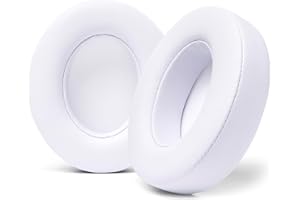 WC Wicked Cushions Replacement Ear Pads for Beats Studio 2 & 3 (B0501, B0500) Wired & Wireless | Does NOT Fit Beats Solo | Softer PU Leather, Enhanced Foam & Stronger Adhesive | White