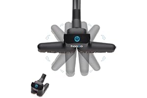 ‎HOOGO hoogo Staubsauger flipflop Universal Bodendüse flex | passend für alle runden 35/32mm Staubsaugerrohre | inkl. Adapter | flexibel, schnell, gründlich, sauber!