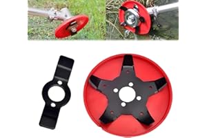 GUOYOU Accessoires Débroussailleuse,2 Pièces Disque Lame Debroussailleuse Tete Brosse,pour Outillage de Jardin、Pelouses、Jardins、Rizières、Utilisation Amphibie、Zone de Plantation Agricole