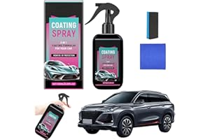 CUTIOLLY Car Coating Spray,Advanced Car Quick-acting Coating Agent Spray 100ML,3 in 1 Spray di Rivestimento per Auto,Quick Effect Coating Agent,per Rimorchi,Camion,Camper,Auto e Automobili