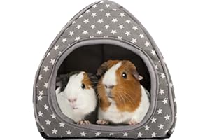 GLAITC Meerschweinchen-Bett Meerschweinchen Haus Kleintier-Winterhaus Warmes Haustierbett für Meerschweinchen Schlafhöhle,Hamster,Eichhörnchen,Chinchillas,kleine Kaninchen und andere Kleintiere