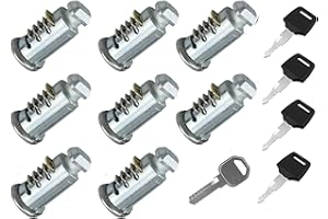 POEIHV Thule Lot de 8 noyaux de verrouillage – Compatible avec les barres de toit Thule, remplace les cylindres de serrure du système à une clé