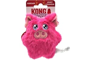 KONG Snuzzles Kiddos Mini Squeaker Dog Toy Extra Small (Pig)
