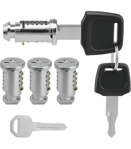 Thule Serrure Avec Clé - Lot De Serrures Identiques Pour Tous Vos Équipements Thule