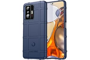 FTRONGRT Case for Xiaomi 11T Pro/Xiaomi 11T, Anti-Slip Ultra Thin Shock Absorption Anti Scratch Protective, Cover Case for Xiaomi 11T Pro/Xiaomi 11T.(Dark Blue)