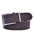 KAEZRI Mens/Gents/Boys Genuine Original Leather Belt | Formal/Casual | Brown/Black/Tan Colour | 28 to 44 Sizes | 2 Year Warranty