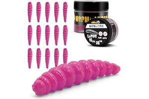 Troutlook Worma Lures - Largio Forellengummi, 15 Stück, Ideal für Forellen