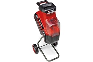 Einhell Akku-Messerhäcksler REDAXXO 36/25 Power X-Change (36 V, max. 25 mm Aststärke, 3 Wendemesser aus Stahl, 55 L Fangsack, Transportgriff, Stopfer)