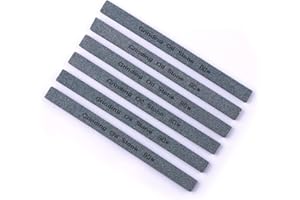 CBRIGHT CHEERBRIGHT 80# 6pcs pietra per affilare pietra pietra pietra set di pietra petrolifera kit (15,9 x 0,47 x 0,24 pollici)