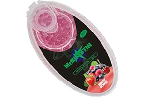 MrBlastin 100 Bacche palline per filtro sigaretta, disponibili in 16 gusti, perline schiacciatili, capsule aromatizzate, perline da inserire nel filtro della sigaretta (Bacche - Berry Boost)