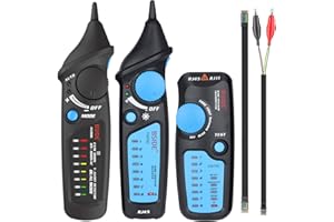 BSIDE Home Safety Check Combo Kit, Wire Tracker Electric Line Finder Network Cable Collation Continuity Checker and 12-1000V Dual Mode Non-contact Voltage Detector