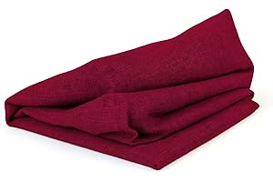 POKAR Copricuscino per Cuscini per Europallet - Cuscino-Sedile 120x80, Rosso Scuro