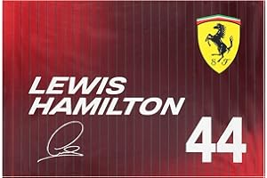 Scuderia Ferrari F1 Lewis Hamilton Flag - Red-60X90CM