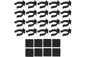 CUTIOLLY Gancho Zócalo Cocina,20 Piezas Clips Plinto de Cocina,Clips Fijación para Zócalos Cocina,Clips Paneles Baño,Clip Para Armario De Cocina,Clip De FijacióN Para Armario De Pared, Clips de Paneles Baño