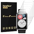 iVoler 6 Pezzi Pellicola Protettiva per Huawei Watch Fit/Huawei Watch Fit SE Special Edition/Oppo Watch Free, Wet Applied Pro
