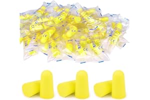 YINGERTOOL 30 Paare Soft Ohrstöpsel, Ohrstöpsel mit 38 ​​dB SNR zur Geräuschreduzierung zum Schlafen, Gehörschutz, Reisen, Lernen, Konzentration, Baustelle, Gelb