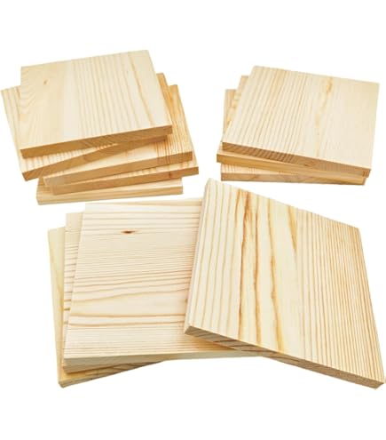 Basswood platen om te knutselen | Onafgewerkte Basswood Blanks - onafgewerkte dunne rechthoekige houten stukken, vierkante houten platen om te Basswood platen om te knutselen | Onafgewerkte Basswood Blanks - onafgewerkte dunne rechthoekige houten stukken, vierkante houten platen om te