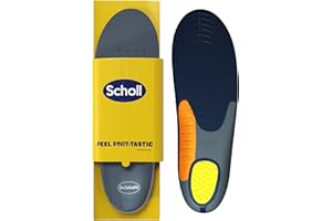 ‎DR. SCHOLL'S Scholl Heavy Duty Support Einlegesohlen für Männer, Größe 40-46.5 - für kräftige & große Männer 90+kg, breite Füße, stoßdämpfend, stützt das Fußgewölbe, verteilt den Druck, passgenaue Einlagen, 1 Paar