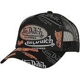 Von Dutch Cap Men and Women Cafe, Adjustable Trucker Cap by Snapback