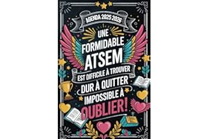 Agenda Atsem 2025 2026: Joli Planificateur Semainier Original, Pratique, Utile | Cadeaux Maitresse