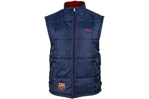 Fc Barcelone Doudoune sans manche Barça - Collection officielle Taille adulte homme L