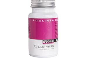 LABORATORIO SODINI FITOLINEA Everspring - Integratore Alimentare - con Passiflora, Avena, Equiseto e Salvia - per il Benessere della Donna in Menopausa - 70 Capsule