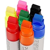 3 in 1 Wide Acrylic Marker Pen Wedge Tip 15mm Waterproof Acrylic Pencil and Acrylic Pencils for Stones, Wood, Windows, White,