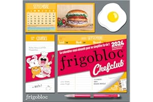 Frigobloc Hebdomadaire 2024 Chefclub (de sept. 2023 à déc. 2024)