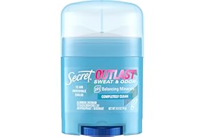 Secret Outlast Invisible Solid Antiperspirant and Deodorant, Completely Clean Scent, 0.5 Ounce by Secret