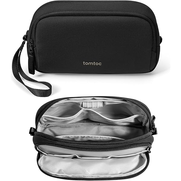 Custodia Impermeabile Per Cavi E Accessori - Grigio, Tessuto Resistente, Ideale Per Viaggi E Ufficio - Foto 10