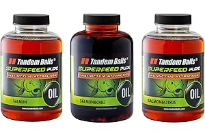 Tandem Baits SuperFeed Pure Olio Aroma Intenso | Carpfishing Pesche Pesca Accessori | Alimentatore per la Pesca Carpa | Pesca Accessori alla Carpa 500 ml