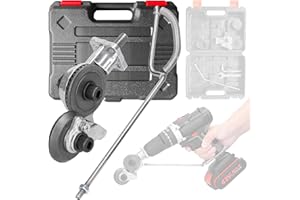 Geevorks Electric Drill Plate Cutter, Metal Plate Cutting Tool 0.8mm with Plastics Box- -Saving Accessory Retrofit Cutter