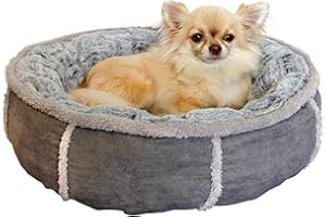 ROSEWOOD Cama Redonda y Profunda 40, de Peluche, 50,8 cm