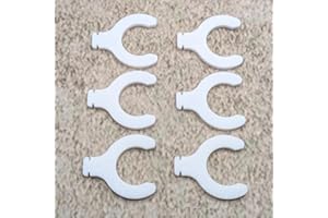 ULEIVA Lot de 6 clips de fixation de rechange compatibles avec Kermi ZK00940001 V2