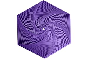 GENERIC 3D Printing Hexagon Fidget Toy, Fractal Fidget Hexagon, Hexagon Fidget Toy Fractal, Hexagon Spiral, Mindful Meditation Toy, for Stress and Anxiety Fidget Toy (C)