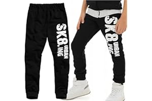 Solvera_Ltd Chino Baggy Jogginghose Hosen für Jungen, Military-Style Cargohose mit Taschen, Ideal als Outdoor Hose, Größen 116-164