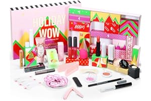 Clawrex Beauty kalendarz adwentowy 2025, 20 sztuk zestaw kosmetyków do najlepszego makijażu, zestaw prezentowy, kalendarz adwentowy 2025, dla kobiet, ekskluzywne kosmetyki
