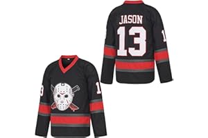 ACAIL Men's Voorhees 13 Jason Friday Movie Ice Hockey Jersey Halloween Stitched