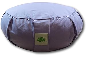 TORTUE DE JADE Coussin de méditation zafu Lotus épeautre Bio 40 x 17 cm