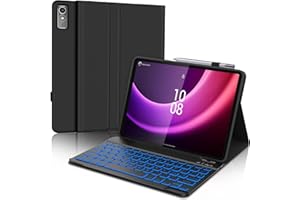 JADEMALL Custodia Tastiera per Lenovo Tab P11 (2nd Gen) 11.5" 2022 TB350FU/TB350XU, Italiana QWERTY Tastiera Retroilluminata Wireless Bluetooth per Lenovo Tab P11 2nd Generazione(11,5"), Nero