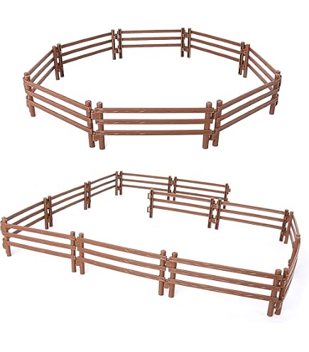 80 pezzi giocattoli per recinzioni di cavalli, accessori per recinzioni di cavallo, giocattoli per recinzioni fai da te, micro decorazione per paesaggi e regali educativi per bambini