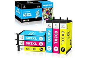 LeciRoba 603xl tusze do drukarki Epson 603 i epson 603xl Multipack do Epson XP 3100 3150 2100 2105 4100 4150 Workforce WF 2810 WF2820 WF 2850 WF 2870 (2CMY) ,6 kolor)