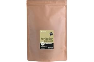 Wohltuer Graines de coriandre bio de qualité alimentaire + régional du sud de l'Allemagne + paquet de 400 g