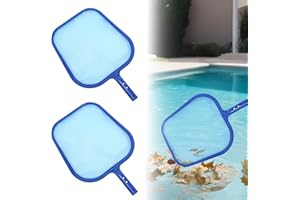 CarPlusStudio Pool Kescher – 2er Set Skimmer Netz Feinmaschig, Robustes Poolreinigungsnetz für Schwimmbecken, Sammeln von Blättern & Schmutz – Perfektes Pool Zubehör für schnelle Oberflächenreinigung