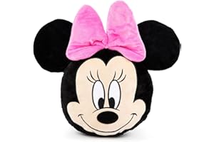 Jay Franco Disney Minnie Mouse Shaped Decorative Pillow 35cm Kids Plush Bed Cushion
